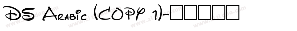 DS Arabic (COPY 1)字体转换